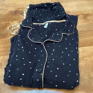 Soma Cool Nights pajama set size large.  Black